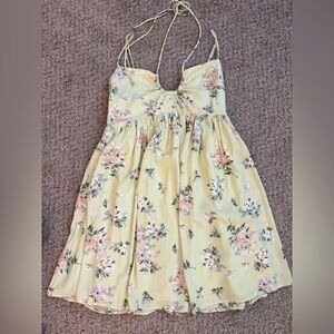 Abercrombie & Fitch Green Floral Dress